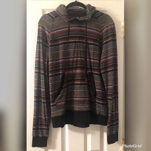 Tribal print hoodie